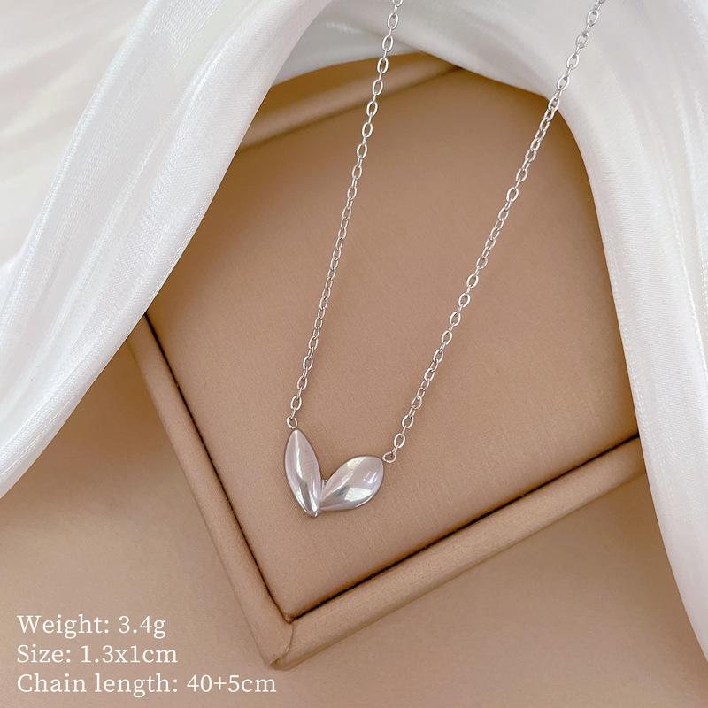 Petit Bourgeon Personnalisé Minimaliste Four à Vent Chaîne de Clavicule en Or Véritable pour Femme Avec