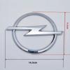 1 Pezzo 3D Alta Qualità Opel Argento/Nero Adesivi Auto Logo Anteriore Posteriore Griglia Anteriore Paraurti Posteriore Adesivo Emblema Baule Accessori Auto