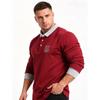 Polo da uomo primaverile Polo casual in cotone da uomo Polo a maniche lunghe T-shirt oversize