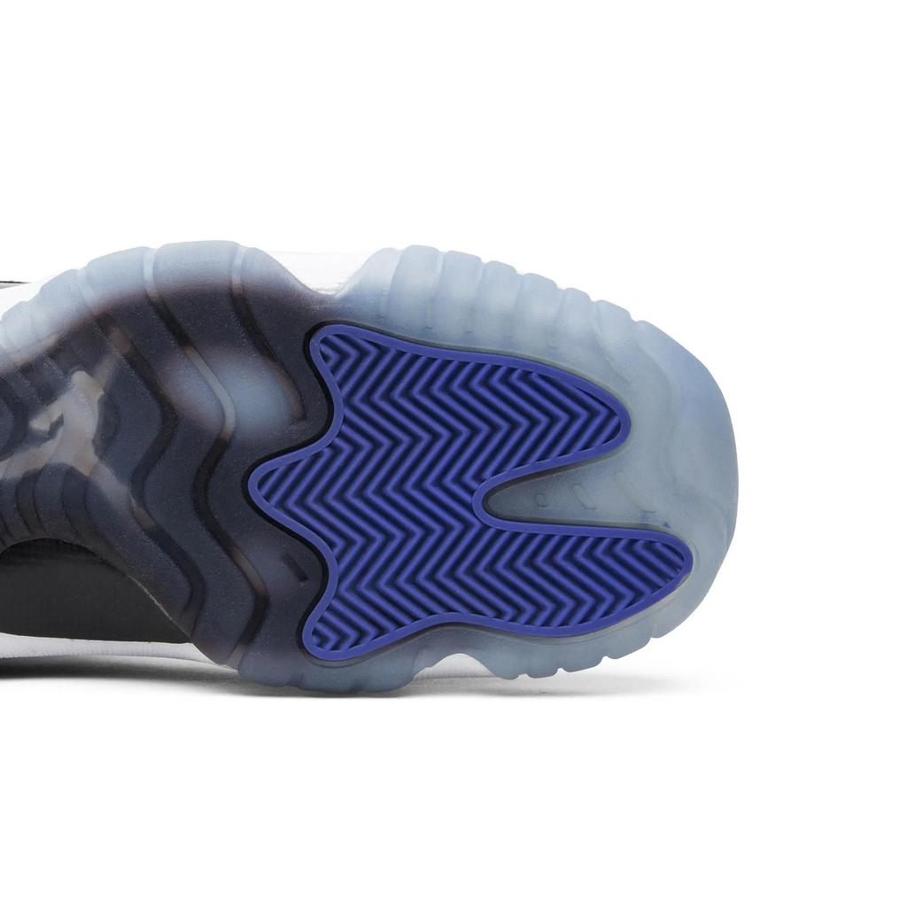 Air Jordan 11 Low BG 'Concord' (Unisex) White / Black / Dark Concord Kids' Basketball Shoes 528896 153