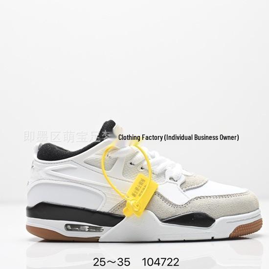 YY477 Cross AJ4 Scarpe Sportive da Basket per Bambini