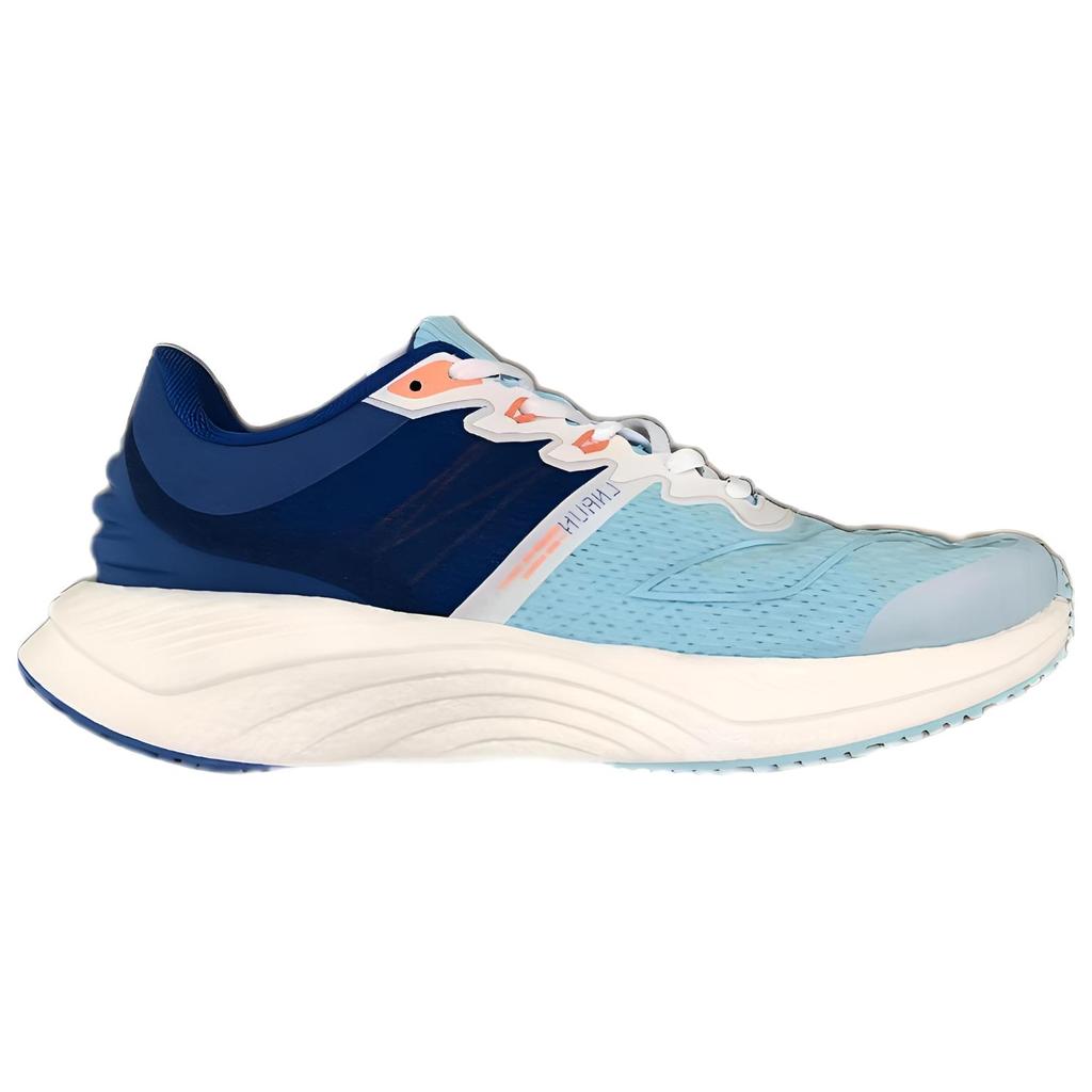 Li Ning Fashion Trend Cushioning Slip Resistant Abrasion Resistant Breathable Low top Running Shoes Men's Blue White ARHS035-5
