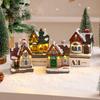 Resin Small House Christmas Decorations Micro Landscape Resin House Small Ornaments Christmas Gifts Christmas Ornaments