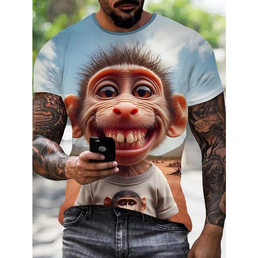 2025 Vtipné tričko s potiskem tlusté kočky, tričko s krátkým rukávem, 3D potisk, módní tričko s kulatým výstřihem, zelené, letní, jarní, roztomilé oblečení