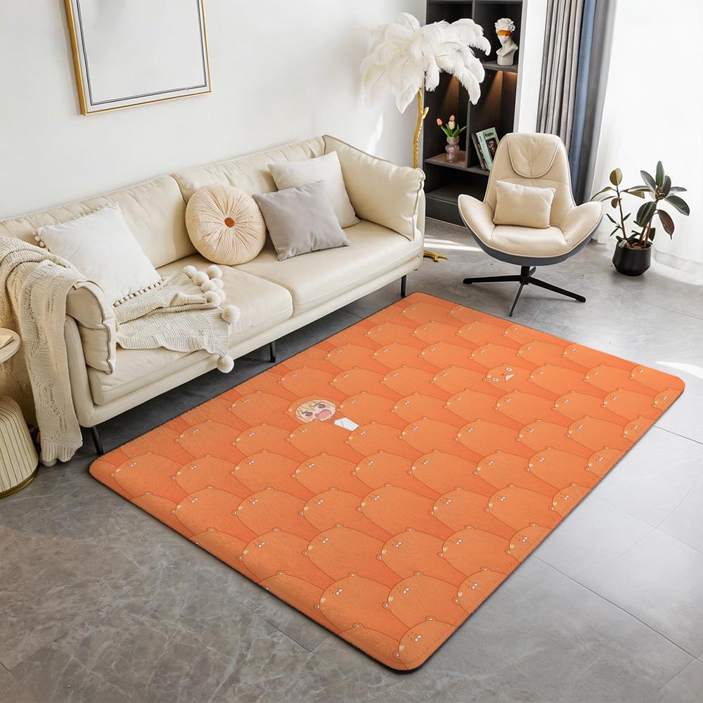 Character U Umaru Doma Floor Mat Eco Flannel Doormat Non Slip Odorless Indoor Floor Rug Soft Short Plush Home Mat