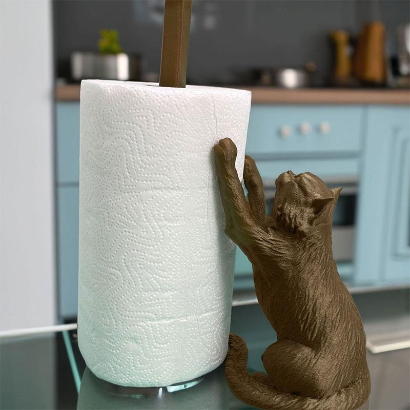 Interesting Kitchen Bar Napkin Storage Rack, Convenient Toilet Paper Roll Rack In Cat And Bird Shapes, Household Storage Items