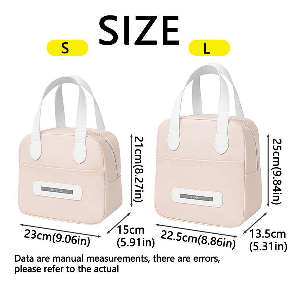 Portable Insulated Tote Bag Handheld Thermal Lunch Pouch Fashion Insulated Cooler Bags  Picnic