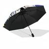 1pc Wolf Celtic Knot Folding Umbrella, Durable, Suitable for Outdoor Activities or Rain, Suitable for Commuting yy251027088
