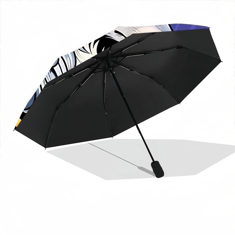 1pc Wolf Celtic Knot Folding Umbrella, Durable, Suitable for Outdoor Activities or Rain, Suitable for Commuting yy251027088