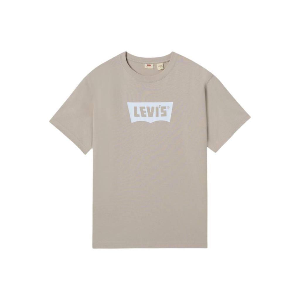 Levis Simple Comfortable Letter Logo Knitted Casual Short Sleeve T-Shirt Men Tops 004ZT-0001