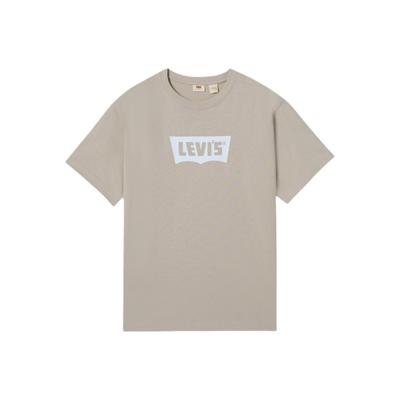 Levis Einfaches Bequemes Buchstabenlogo Gestricktes Lässiges Kurzarm-T-Shirt Herren Oberteile 004ZT-0001