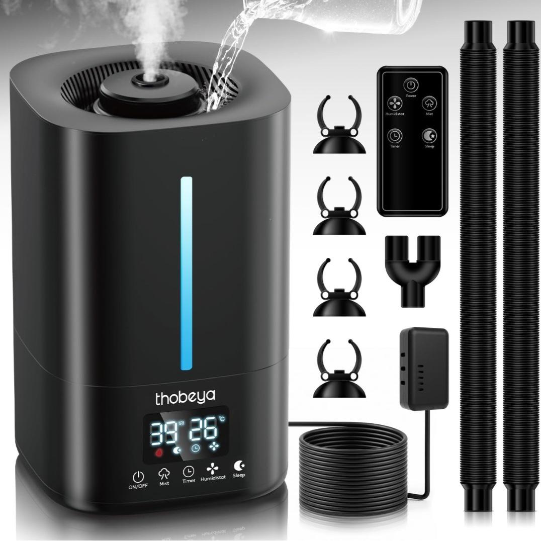 WiFi Remote Control Ultrasonic Humidifier - Cold & Warm Mist Floor-standing for Europe, America, Japan & Korea Europe, America, Japan, Korea белый