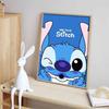 Disney Diamond Painting Stitch Cute Winking Illustration Wall Decoration Full Diamond Cross stitch DIY Gift Home Decoration