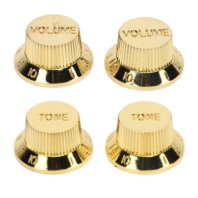 4Pcs Electric Bass Volume Toning Control Knob Robust Exquisite Craftsmanship Guitar Potentiometer