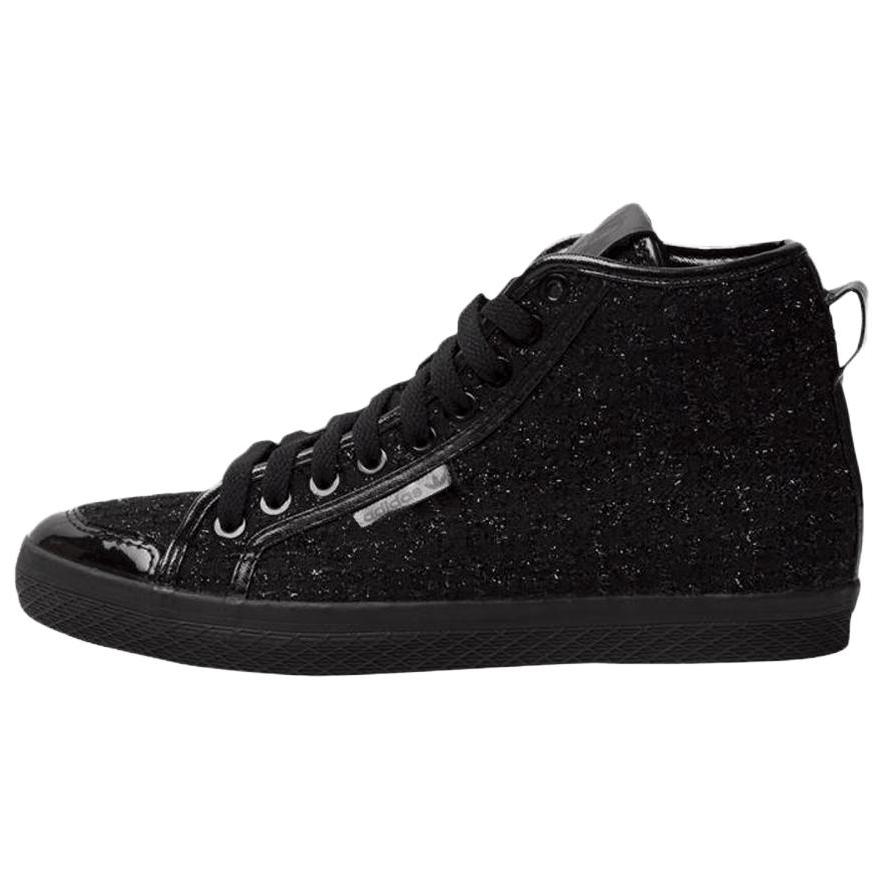 Adidas Women s Honey Mid  Triple Black  Women s S77292 39⅓