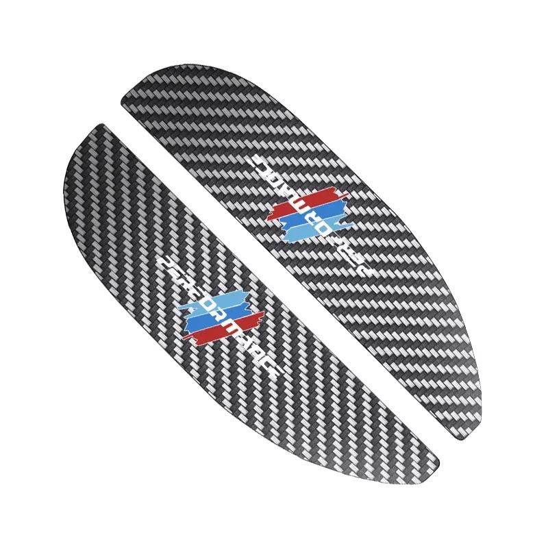 2 stuks Auto Achteruitkijkspiegel Sticker Regenwenkbrauw Voor BMW 50th Kith 5 Serie F20 E39 F10 F30 E90 E46 E60 G60 X5 E87 F11 G20 G32 G30