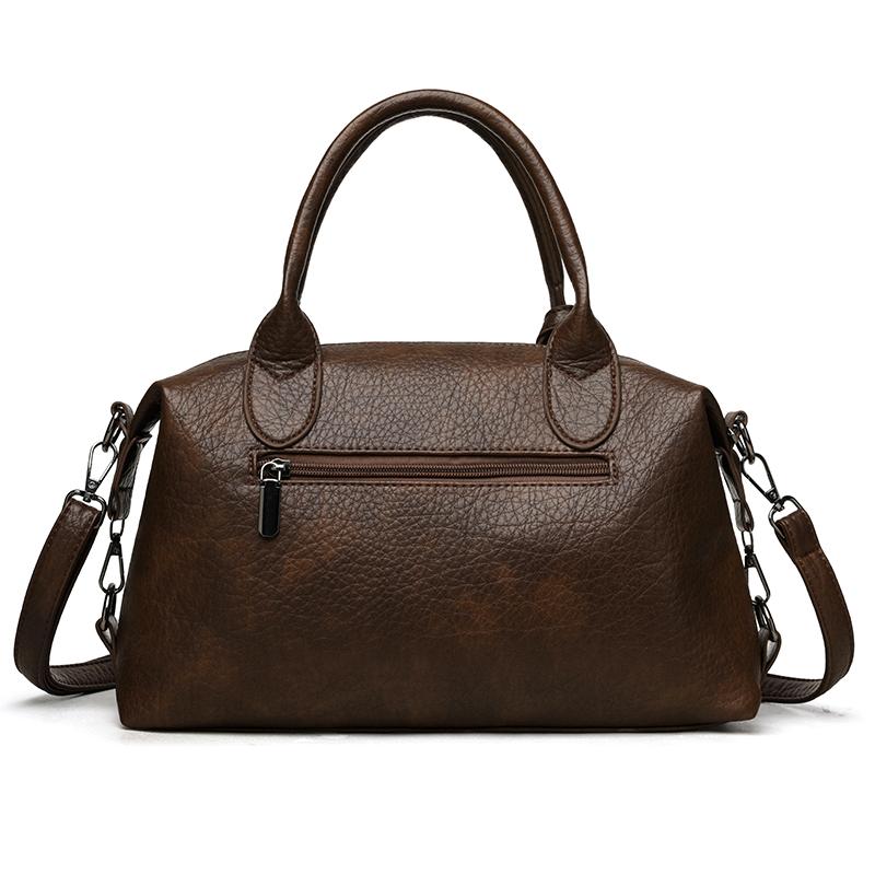 PU Retro Women's Bag Large Capacity Shoulder Crossbody Bag