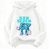European and American Popular Comfort Cotton Hoodie SIX SEVEN Print Classic Style Kids Children Boys Girls Pullover Winter