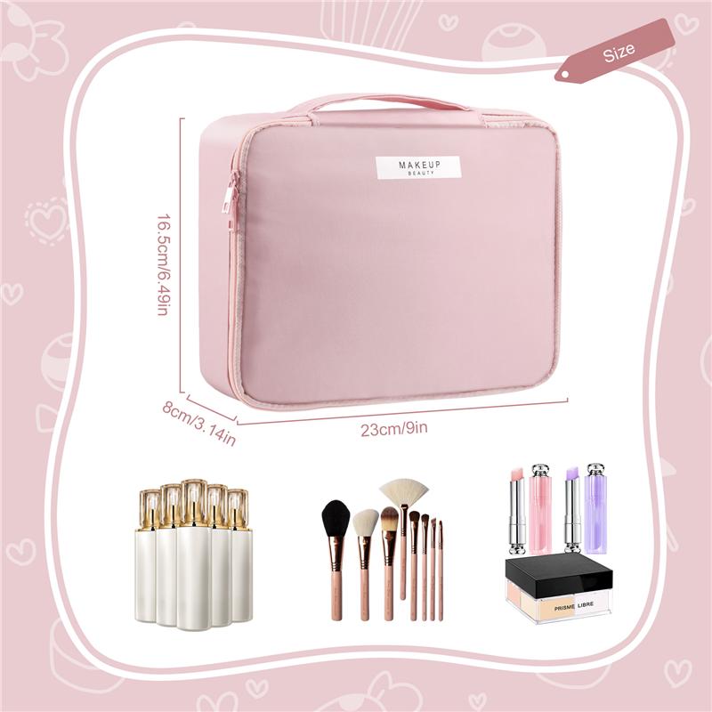 AD23-Cosmetic Bag For Women Cosmetic Travel Bag Toiletry Bag For Girls Make Up Bag Brush Bags Reusable Toiletry Bag
