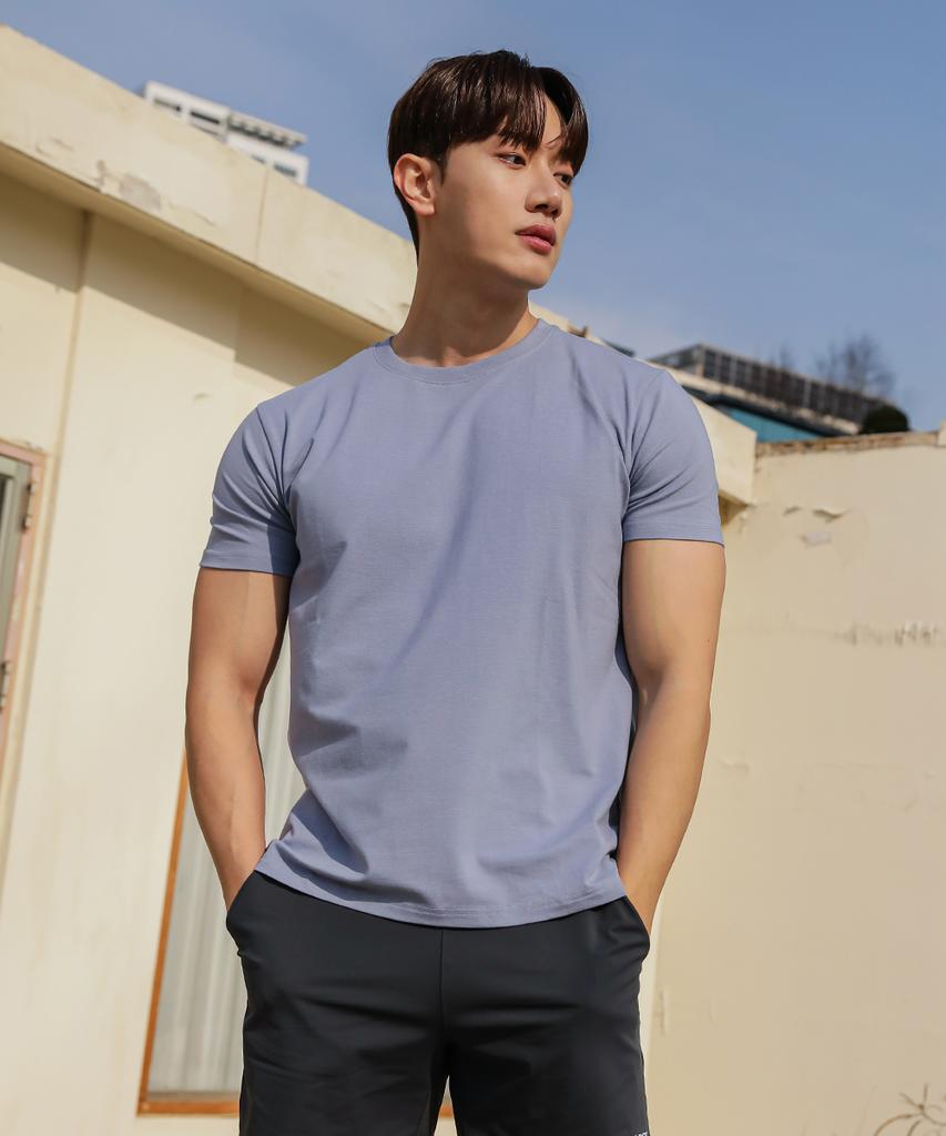 Moldeun Standard Muscle Fit Plain T-Shirt (Type A)