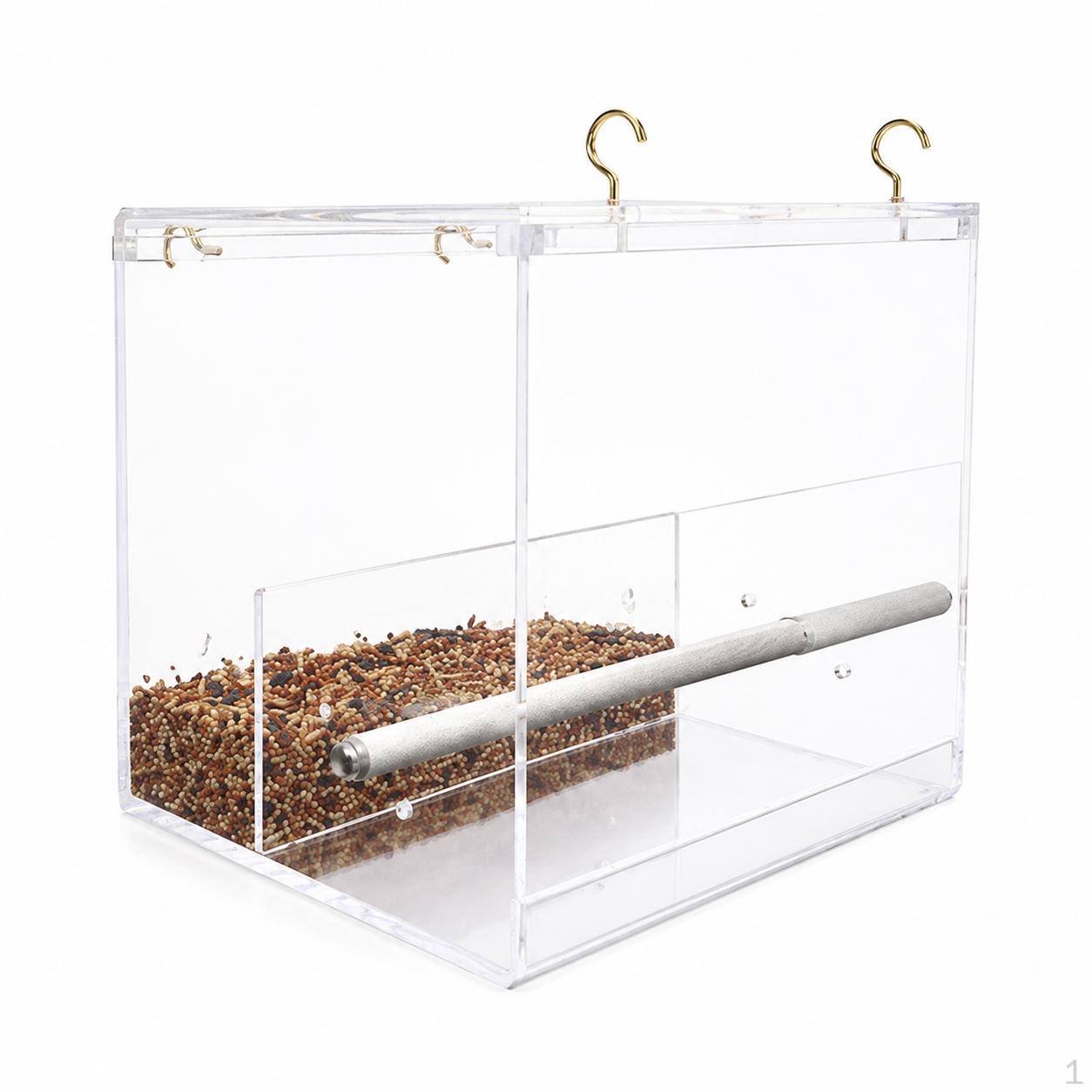 Acrylic Automatic Bird Feeder for Cages