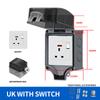 IP66 Waterproof ABS Plastic Junction Box - Gray for Outdoor Power Distributionoutdoor rainstorm proof