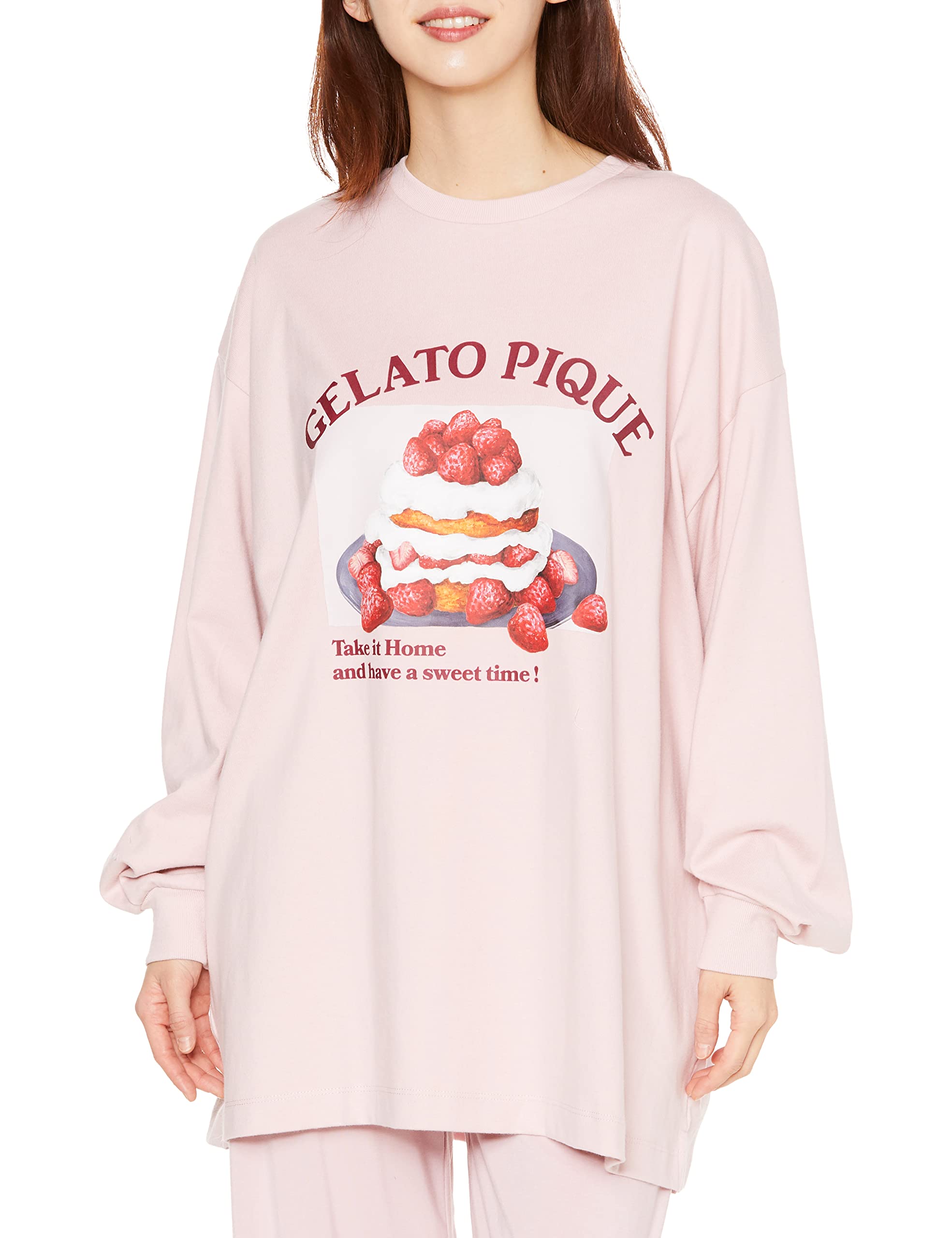 

HIGHCALORIE Print Ron T PWCT225260 PNK F [Gelato Pique] Women s розовый