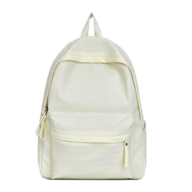 Mochila mochila escolar femenina estudiante universitaria versión coreana ins gran capacidad simple color sólido mochila estudiante de secundaria mochila niños