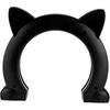 Cat Door, ABS Material Dog Gate for Interior Exterior for Window for Household Doors (Black)