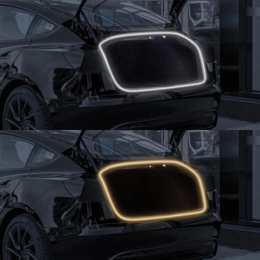 Tesla Model 3 Trunk & Ambient Light Strip - Front Trunk Lighting Modification Accessory