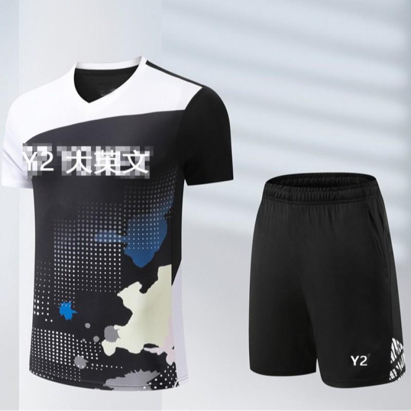 Unisex Schnelltrocknendes Sport-T-Shirt Badminton Tennis Volleyball Sportbekleidung Jugend Erwachsene S-4XL