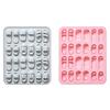 Moule en Silicone pour Loisirs Créatifs à 24 Compartiments Offrant 6 Contours de Pantoufle Distinctifs pour les Passionnés Créatifs