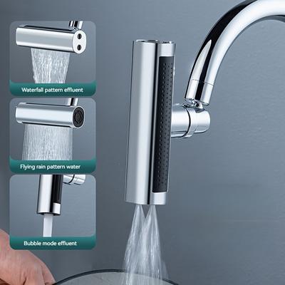Adaptateur de robinet multifonctionnel 1 pièce, robinet de lavabo de salle de bain, accessoires de remplacement de robinet d'évier, essentiel pour la maison