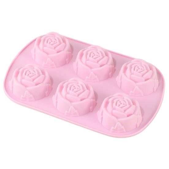Ručně vyráběná forma na mýdlo odolné proti roztržení Kuchyňské potřeby Opakovaně použitelné cukrovinky Čokoláda Ručně vyrobená forma na výrobu mýdla Užitečný silikon na pečení