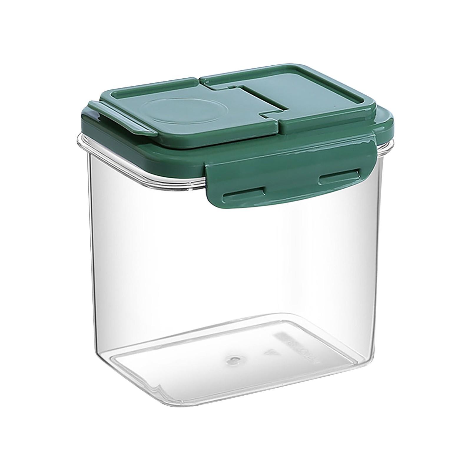 

Контейнеры для хранения продуктов питания для организации кухни. Пластиковые контейнеры для круп с легкими запирающимися крышками для организации и хранения кухонной кладовой. One Size