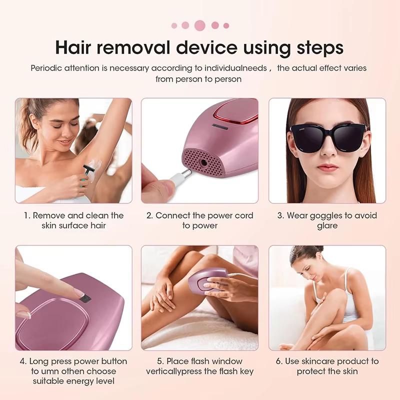IPL Haarentfernung Laser Epilierer Schneller Blitz Haarentferner Schmerzlos Permanent Photoepilator Ganzkörperbehandlung Für Frauen