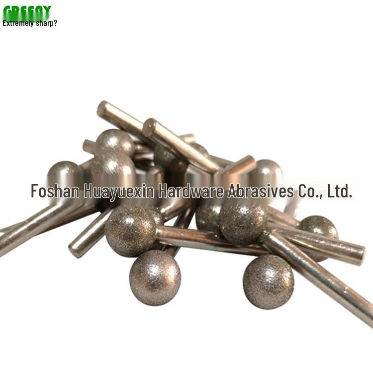 6x14 Diamond Alloy Grinding Head, Stone Carving Tool, Assorted Shapes for Electric Grinder and Electroplating Polishing.
