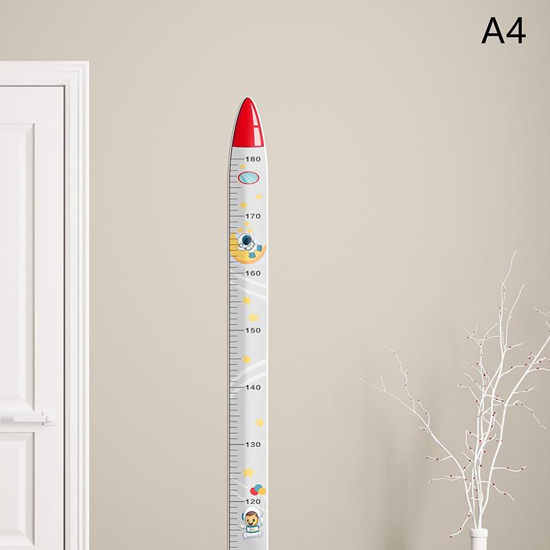Cartoon Animals Height Measure Wall Sticker Dinosaur  For Kids Room Nursery Child Growth Ruler Growth Chart