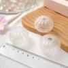Transparenter Kürbisball mit Deckel, Außenhülle für DIY-Kugelbastelbedarf