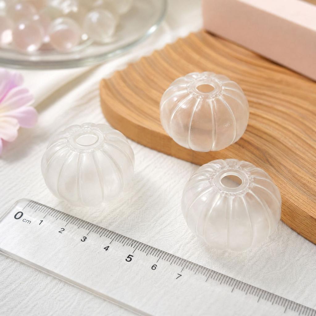 Transparenter Kürbisball mit Deckel, Außenhülle für DIY-Kugelbastelbedarf