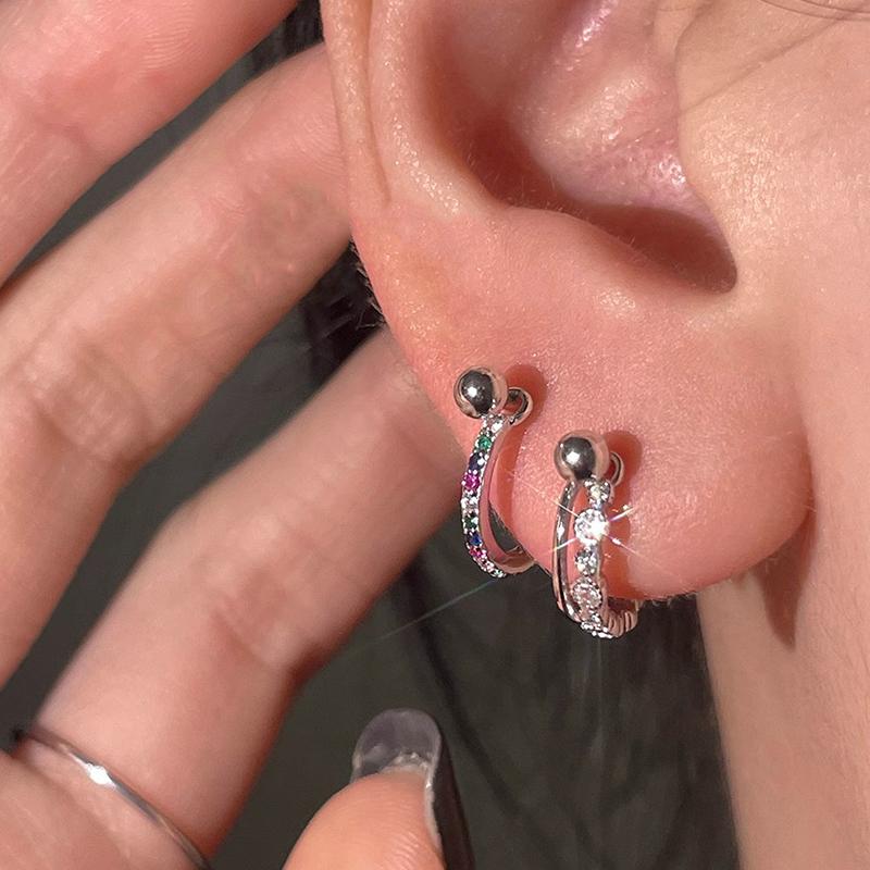 Set Cercei Helix în Formă de U Cercei Colorati Pentru Femei Cercei Hipoalergenici