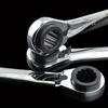 1 Top 4 72-gear Four-use Adjustable Ratchet Wrench, Fast Wrench CR-V Forged Waterproof Rust-proof, Chromium Vanadium Steel, Suitable for Electrical