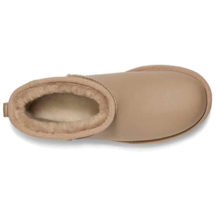 UGG Classic Mini Pearlized Comfortable Fashion Versatile Short Snow Boots Unisex Boots Sand 1167313-DUNE