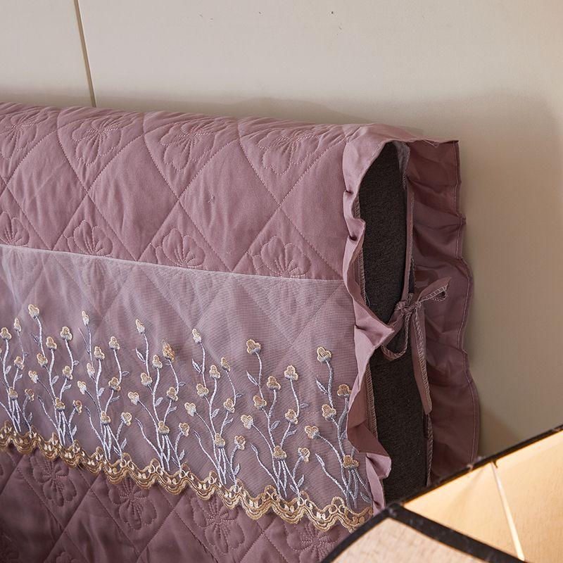 3PCS Vintage Floral Lace Bed Skirt,Elegant Bedroom Decor with Delicate Edges & Romantic Ambiance, Bed Room Decor And Accessories,Home Decoration