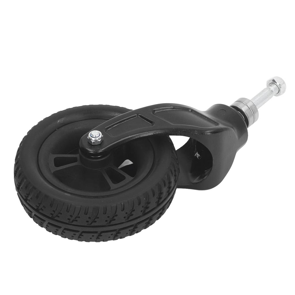 6in Wheelchair Tire Universal PU Hub PVC Tire Steel Strong Bearing Wheelchair Front Castor Wheel