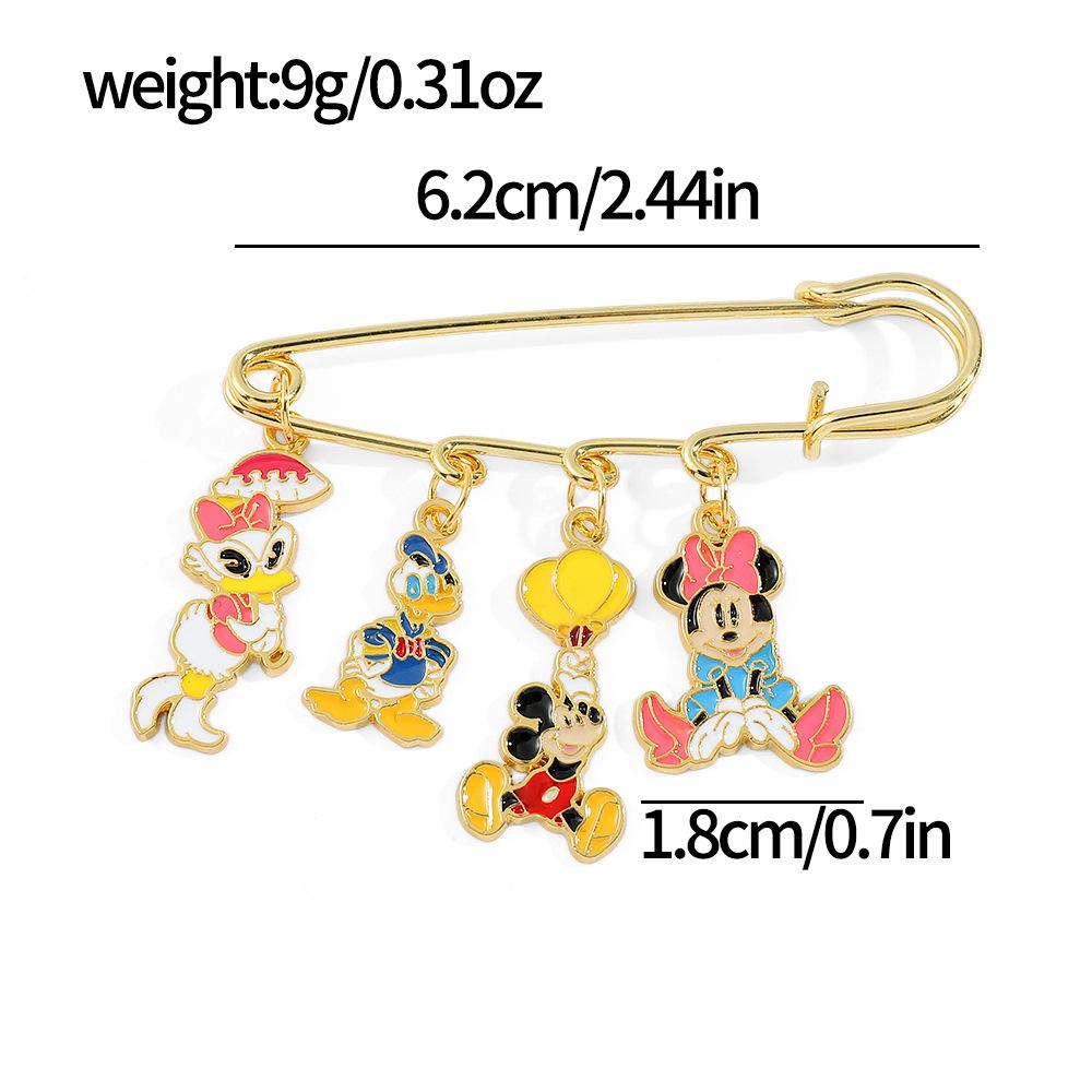 Мягкая Милая Кошка Мэри Металлическая Булавка Микки Минни Микки Маус Дональд Дак Брошь из Сплава