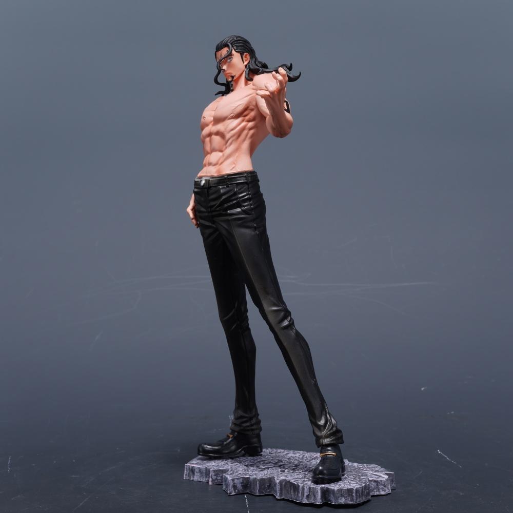 25cm/9.84in Anime ONE PIECE Figur Rob Lucci Actionfiguren PVC Statue Schreibtischornament Sammlermodell Spielzeug Geschenke