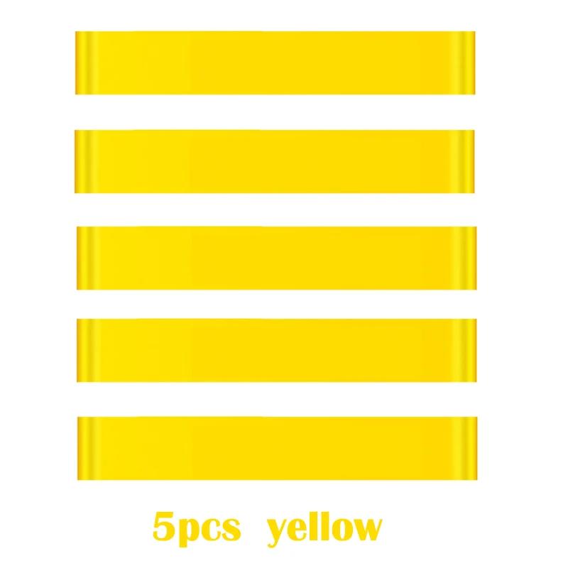 Yoga Sport Exercício Elástico Fitness Faixas Ideais para Casa 5 Níveis Diferentes Faixas de Resistência Pilates Crossfit Equipamento de Treino