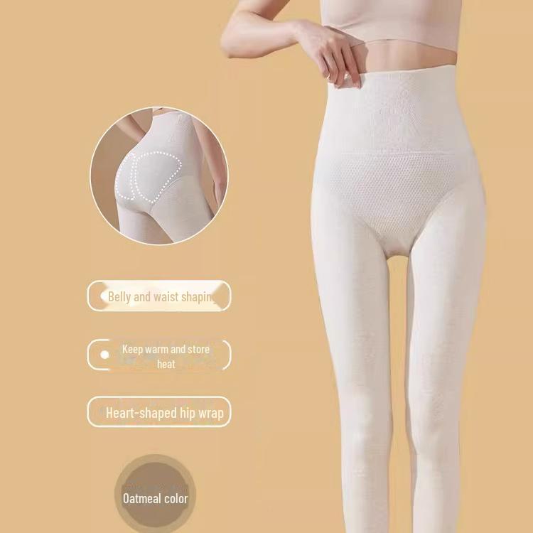 

Теплые бархатные утолщенные колготки для похудения для женщин – Идеально для осени и зимы 230g velvet-free [with feet]