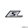 S kurzes Emblem Kofferraumaufkleber für Umrüstung AMG Logo C63 E63S S Logo Heck Heck SAMG Autoaufkleber Dekorationsaufkleber